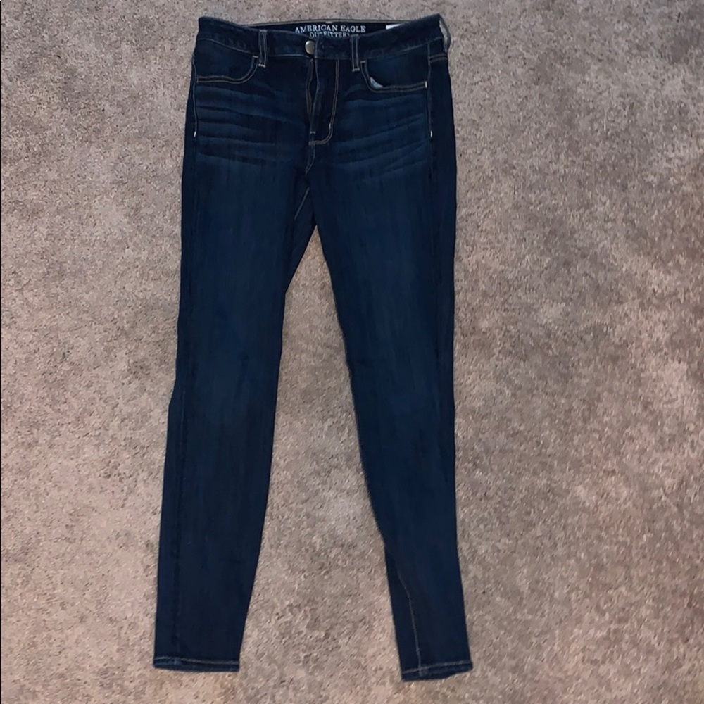 AR High Rise Jegging Dark Wash